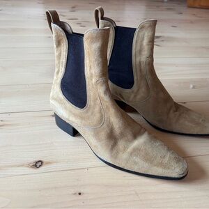 Doen Tan and Black Ankle Boots